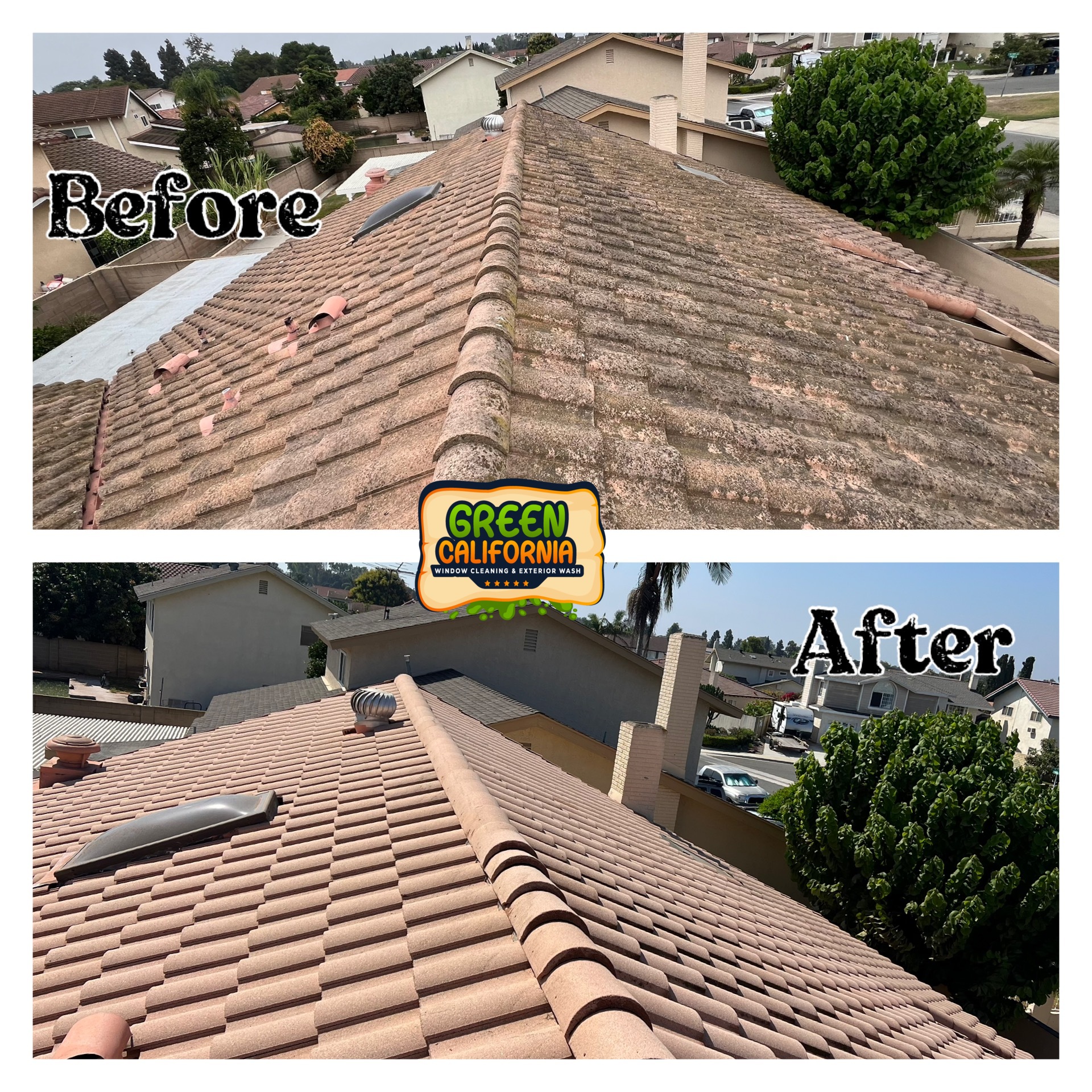 Best Quality Roof Washing Service performed in city of Laguna Beach,CA,92651. Thumbnail